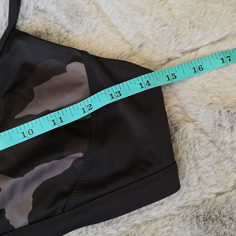 Athleta Grey/Black Bikini Top, Women's Medium, Great Condition - Picture 2 of 6
